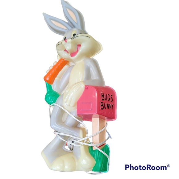 HEADLITES COLLECTIBLES NEW YORK, NEW YORK Other - Vintage Rare Vintage Bugs Bunny Headlites Lighted Wall Sculpture